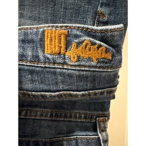 KUT from the Kloth Women's Jeans Size 14 Blue Denim Cuffed Cropped